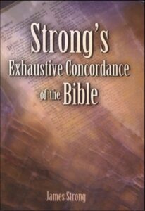 Strong's Concordance